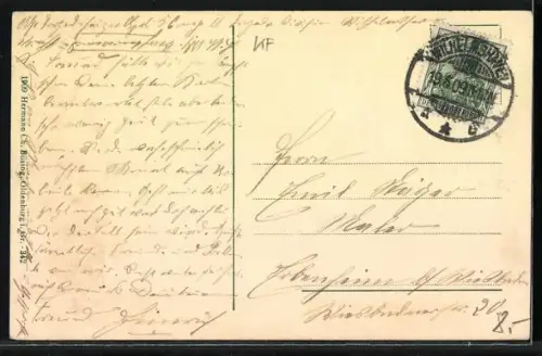 AK Kriegsschiff SMS York auf See