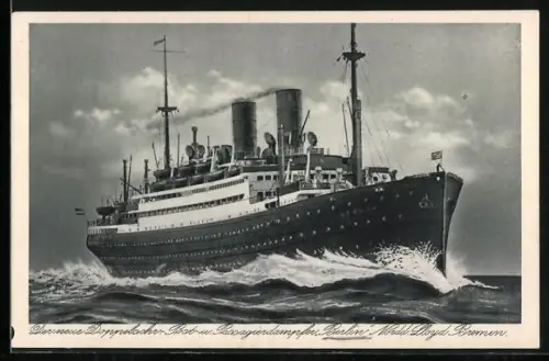 AK Passagierschiff Berlin des Norddeutschen Lloyd