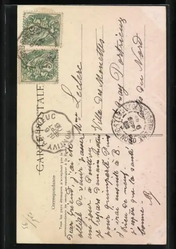 AK Zwei Frauen und ein Mädchen in traditioneller Kleidung, Lecons maternees