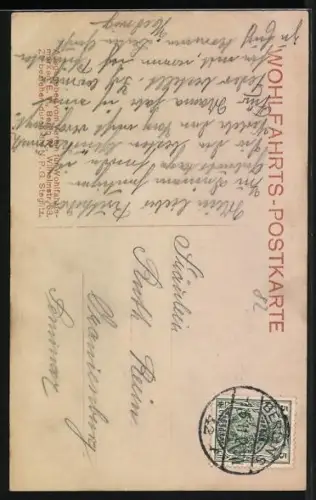 AK Unser Kaiser Wilhelm II. mit seinem Enkel