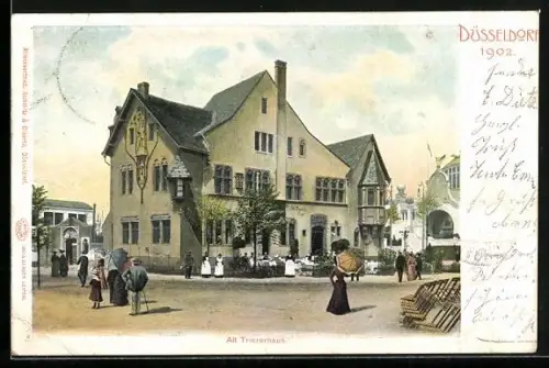 AK Düsseldorf, Industrie- & Gewerbe-Ausstellung 1902, Alt Triererhaus