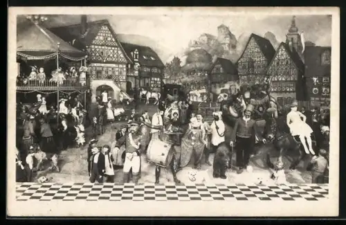AK Sonneberg, Deutsches Spielzeugmuseum, Thüringer Kirmes