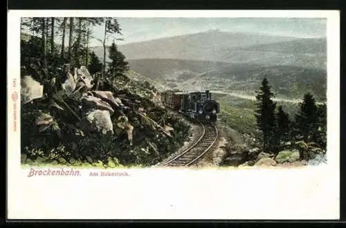 AK Bergbahn, Brockenbahn am Eckerloch