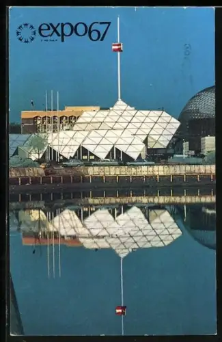 AK Montreal, Expo 1967, The Austrian Pavillon, Ausstellung