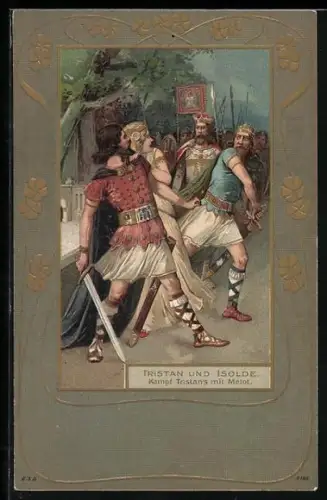 AK Tristan and Isolde, The contest between Tristan and Melot, Jugendstil