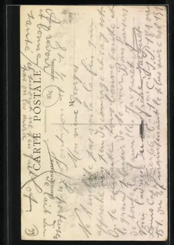 AK Lou Flotzi, Greisin aus den Pyrenäen trägt Topf auf dem Kopf