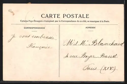 AK Vincelles, Abside de l`église