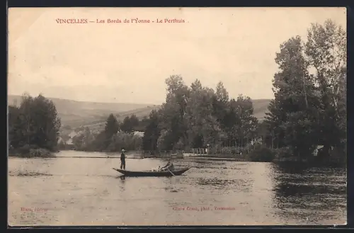 AK Vincelles, Les Bords de l`Yonne, Le Perthuis
