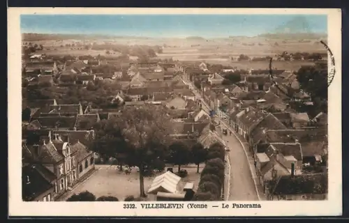 AK Villeblevin /Yonne, Le Panorama