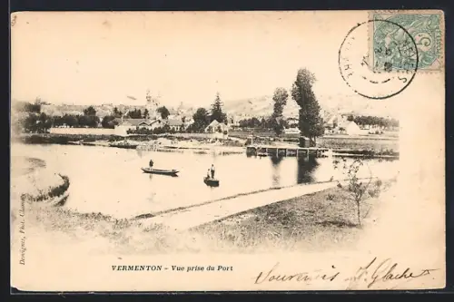 AK Vermenton, Vue prise du Port
