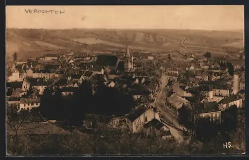 AK Vermenton /Yonne, Vue générale