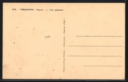 AK Vermenton /Yonne, Vue générale