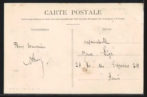 AK Vermenton, Vue sur la Cure, Reflet d`eau