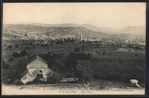 AK Vézelay, La Corcelle et lancement de la deuxième Croisade le 31 mai 1146