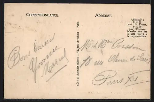 AK Vézelay, Vue générale