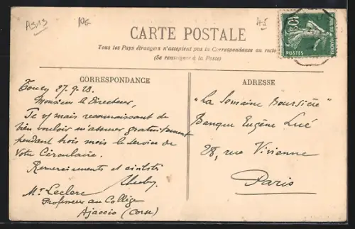 AK Toucy, Faubourg d`Orléans avec passants et calèche