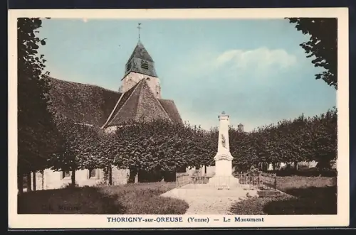 AK Thorigny-sur-Oreuse /Yonne, Le Monument