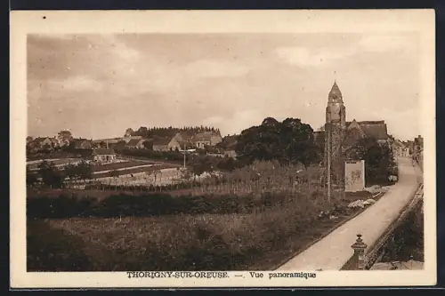 AK Thorigny-sur-Oreuse, Vue panoramique