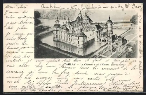 AK Tanlay, Le Château à vol d`oiseau