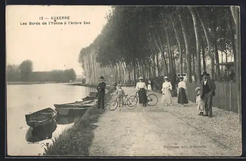 AK Auxerre, Les Bords de l`Yonne à l`Arbre Sec