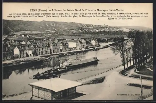 AK Sens /Yonne, L`Yonne, la Pointe Nord de l`Île et la Montagne Saint-Martin