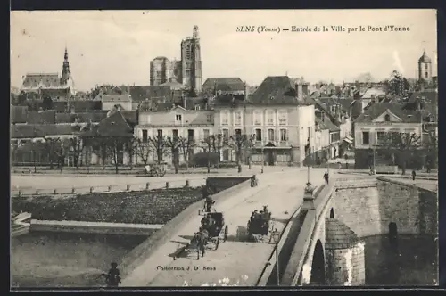 AK Sens /Yonne, Entrée de la Ville par le Pont d`Yonne