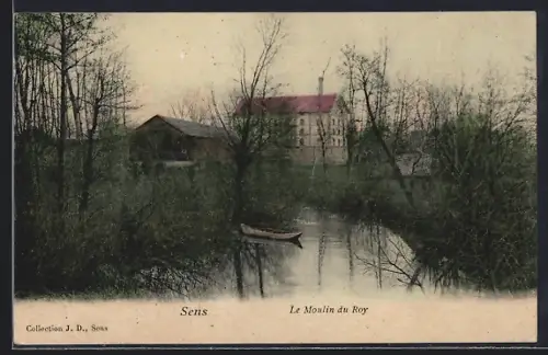 AK Sens, Le Moulin du Roy et rivière environnante