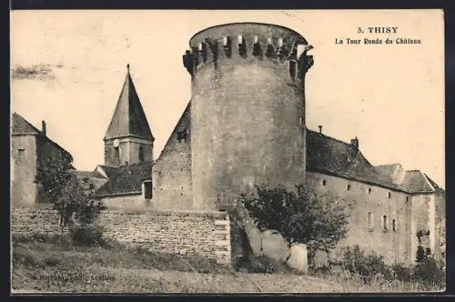 AK Thisy, La Tour Ronde du Château