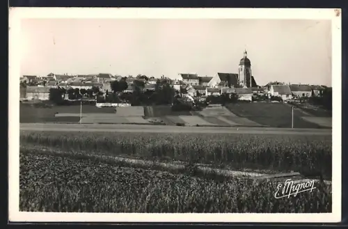AK Vinneuf /Yonne, Vue générale