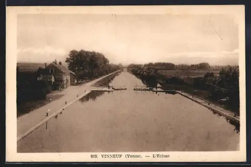 AK Vinneuf /Yonne, L`Écluse