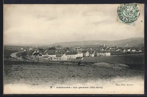 AK Vincelles, Vue générale, Côté Nord
