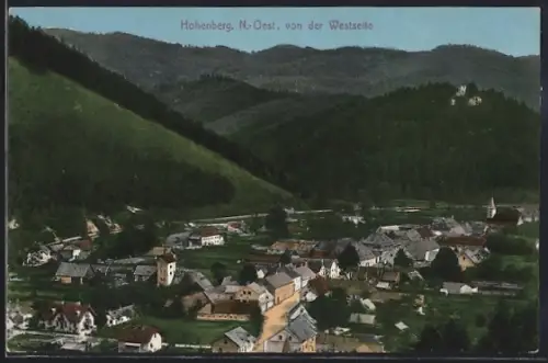 AK Hohenberg /N.-Oest., Teilansicht von der Westseite