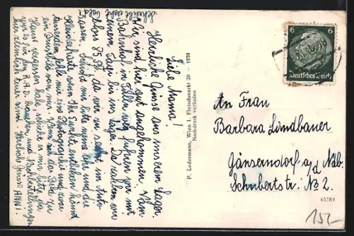 AK Tulln a. d. Donau, Teilansicht mit Kirche