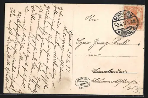 Lithographie Essen / Ruhr, Essener Credit Anstalt