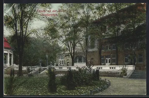 AK Essen an der Ruhr, Stadtgarten