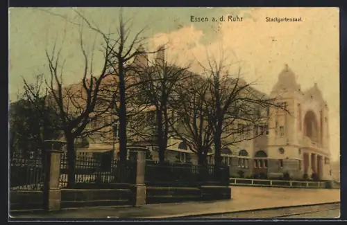 AK Essen a. d. Ruhr, Stadtgartensaal