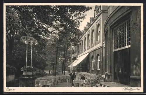 AK Essen, Stadtgarten