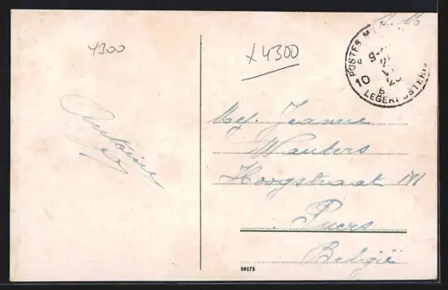 AK Essen, Handelshof mit Strassenbahn