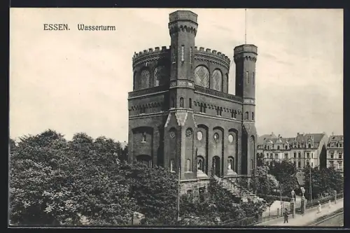 AK Essen / Ruhr, Wasserturm
