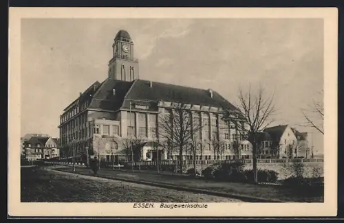 AK Essen, Baugewerkschule