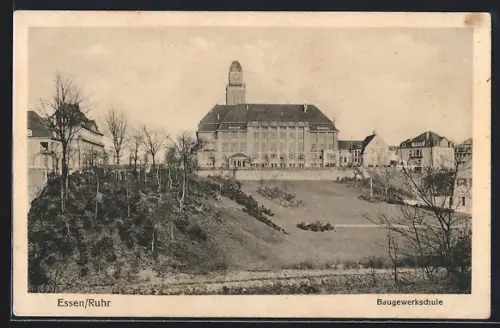 AK Essen /Ruhr, Baugewerkschule