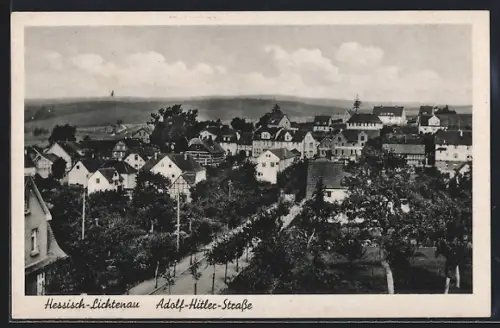 AK Hessisch-Lichtenau, Strasse