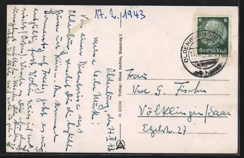 AK Oldenburg i. O., Hauptbrücke