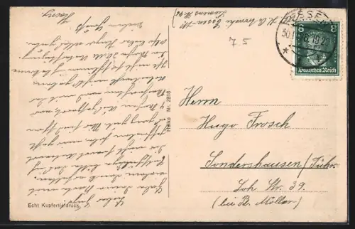 AK Essen, Hotel Handelshof und Börse