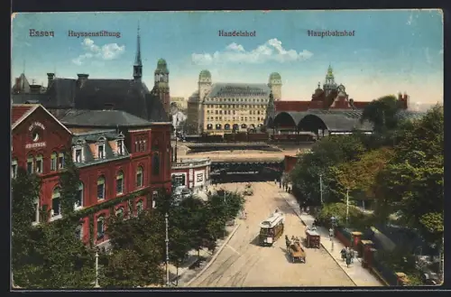 AK Essen, Huyssenstiftung, Handelshof, Hauptbahnhof