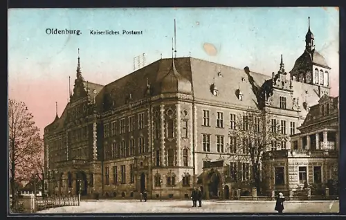 AK Oldenburg / O., Kaiserliches Postamt