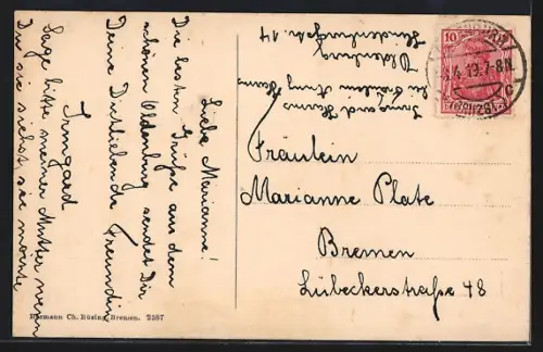 AK Oldenburg / O., Postamt