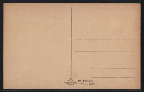 AK Oldenburg / O., Postamt mit Grünanlage