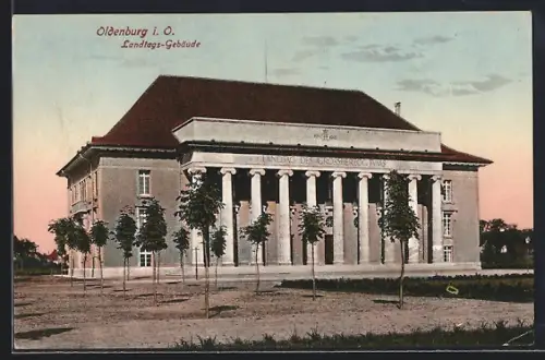 AK Oldenburg i. O., Landtags-Gebäude