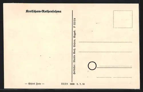 AK Krebsbach-Rothensehma, Ortsansicht, Gasthaus Deutsches Haus